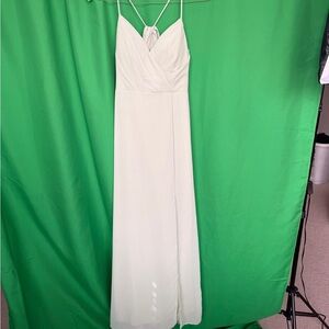 Elegant White Evening Dress